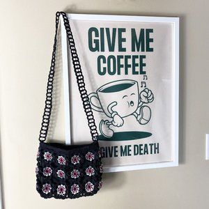 Handmade Soda Can Tab/Opener Shoulder Bag